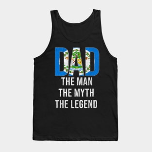 Belizean Dad The Man The Myth The Legend - Gift for Belizean Dad With Roots From Belizean Tank Top